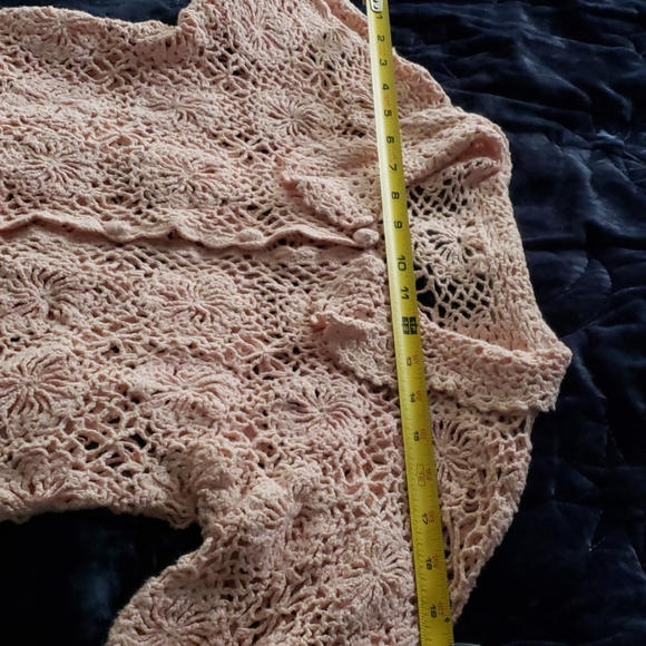 Vintage crocheted x-small cardigan - Picture 5 of 8